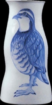 Clarke partridge vase